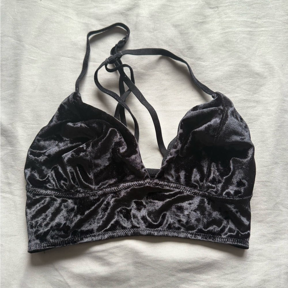 Black Velvet Bralette